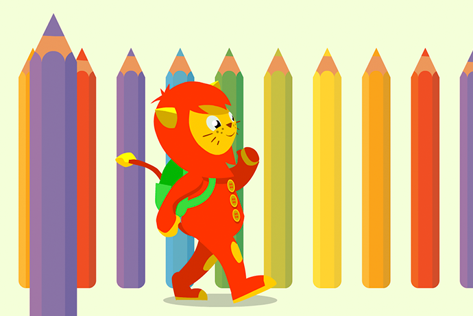 Nene León en la vuelta al cole