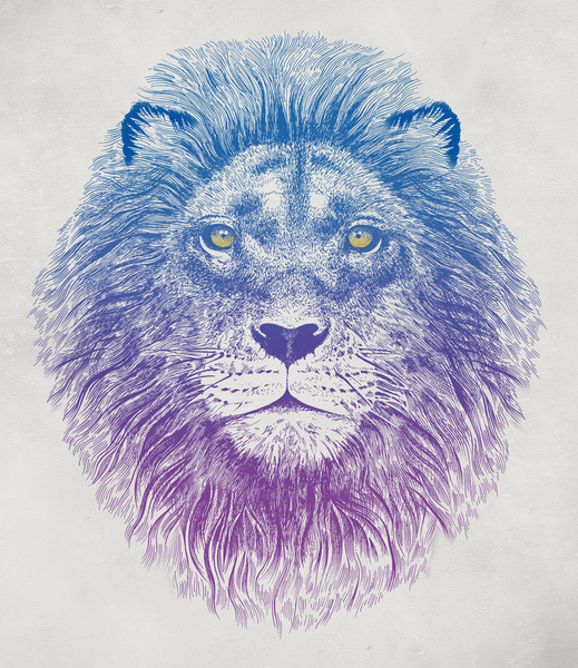 Dibujo de león de Rachel